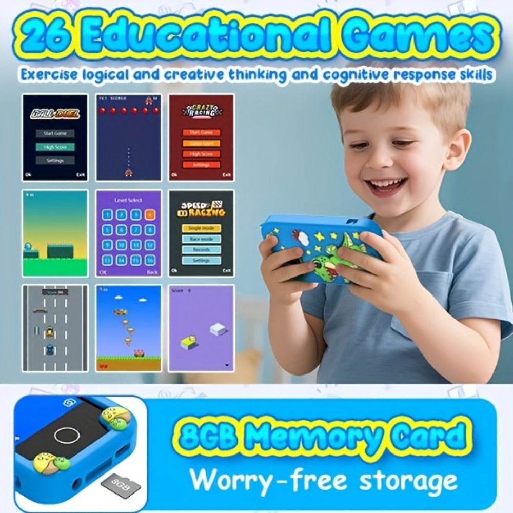 Kids Mobile Toy, Educational Toy with Dual Cameras, Touchscreen, And Stylish Design Portable MP3 Music Player, Games, Alarm Clock USB Rechargeable Christmas & Birthday Gift Kids' Theme Music Player Children's Mobile Phone Toy, Educational Toy