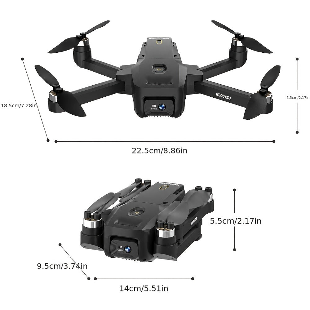 GPS Follow Me Drone Under 250g with 4.5 Inch LCD Screen – Camera Drone for Adults Beginners, Auto Return, Gesture Flight, Brushless Motor, Altitude Hold, 3 Speeds, Supports 32G SD Card