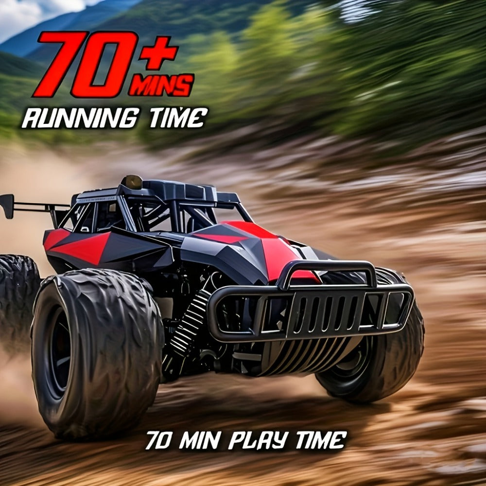 High-Speed RC Off-Road Car 40km/h – All-Terrain Remote Control Climbing Truck with Long-Lasting Battery, Sturdy 4WD Structure, Birthday Christmas Gift for Boys Kids & Adults (Style A & B)