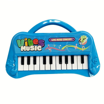 1pc, 13-Key Kids Piano Keyboard, Portable Electronic Music Toy For, Educational Birthday & Christmas Gift for Boys And Girls, Halloween Party Favors
