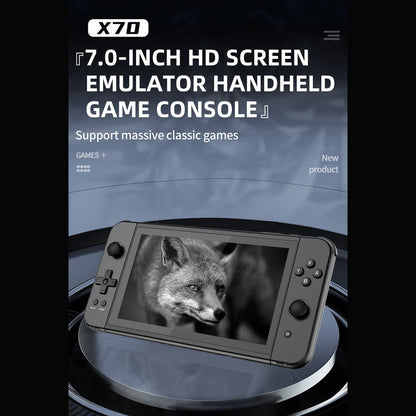 Handheld Game Console Powkiddy X70 – 7" IPS Large Screen Retro Emulator HDMI