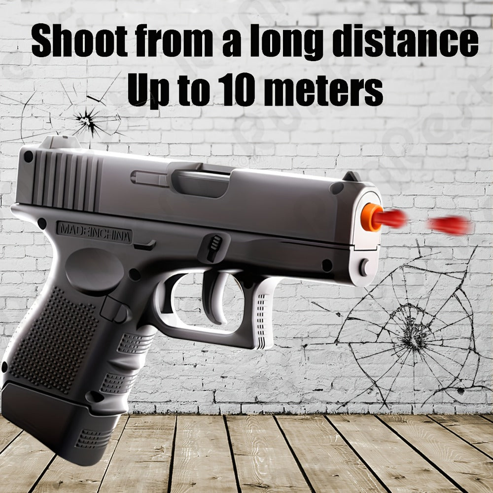 Soft Bullet Gun Toy Pistol with 100 Bullets, 12 Shells, And 2 Magazines New Toy Gun Pistol Hollow Hanging Machine, Toy Foam Blaster, Outdoor Sports Shooting Game