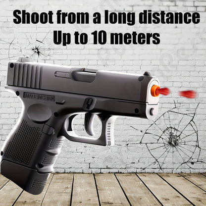 Soft Bullet Gun Toy Pistol with 100 Bullets, 12 Shells, And 2 Magazines New Toy Gun Pistol Hollow Hanging Machine, Toy Foam Blaster, Outdoor Sports Shooting Game