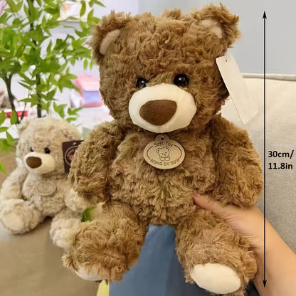 Adorable Realistic Teddy Bear Plush Toy, Soft Stuffed Animal, Plush Toy, Soft Stuffed Doll, Super Cute Home Decor, Room Decoration, Holiday, Christmas, and Birthday Popular Gift, Souvenir for Friends and Family