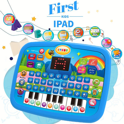 Educational Learning Machine for Kids with 2.2" Screen Alphabet Numbers Music Animals Piano Keys | Interactive Toddler Tablet Toy for Boys Girls Ages 2 3 4 5 | Best Birthday Christmas Gift