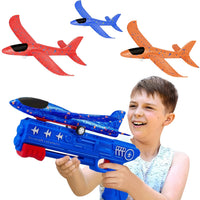 Blue one shot three planes