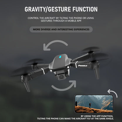 E88 Dual Camera Drone with 360° Stunt Flip & Surround Flight – Optical Flow Positioning, Intelligent Height Hold, Foldable Portable Body, 500mAh Battery, Indoor Outdoor RC Quadcopter for Adventure
