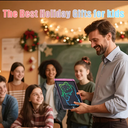 Learning Systems, Electronic Learning Toys, Learning & EducationLCD Handwriting Board 8.2-inch Graffiti Board Drawing Board Parent-child Interaction Halloween Christmas Perfect Return to School Gift for Children, Gifts for Friends And Relatives.