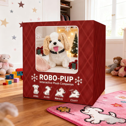 Interactive Walking Plush Pet Toy 9 Styles – Golden Retriever Husky Saint Bernard Kitten Chick Electric Realistic Barking Stuffed Animal, Best Birthday Gift for Toddlers Kids Ages 3+