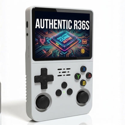 Authentic R36S ArkOs 128GB Game Console Retro Handheld 3.5 Inch IPS Screen Portable Gaming Device