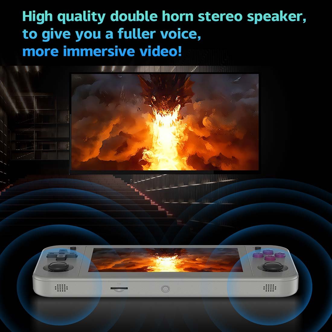 Retro Handheld Game Console Anbernic RG505 - Android 12 OLED Portable Gaming Handheld 5000mAh
