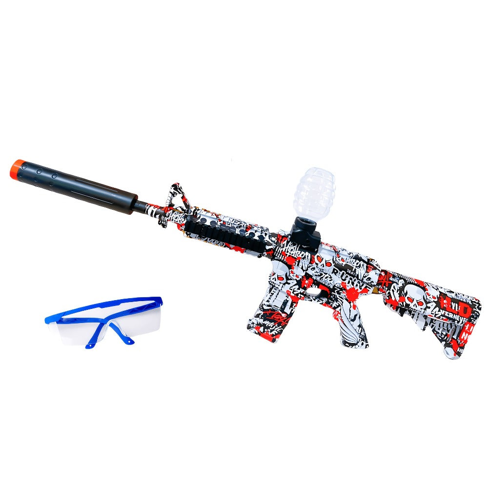 New Electric Fully Automatic Shooting Toy Gun, Outdoor Sports Interactive Game Toy, Rechargeable Portable Gun Toy, Long Battery Life - Suitable for Outdoor And Indoor Team Collaboration Game Toys. Halloween, Christmas, Birthday Party Gifts