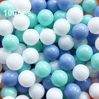 Blue Green White 100pcs