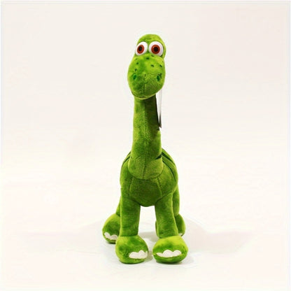 Poseable T-Rex Stuffed Animal with Open Mouth – Green Dinosaur Plush Toy 11.8" & 13.8" Adjustable Action Joints Soft Realistic Dino Figure, Birthday Holiday Gift for Kids Boys Girls Dino Lovers