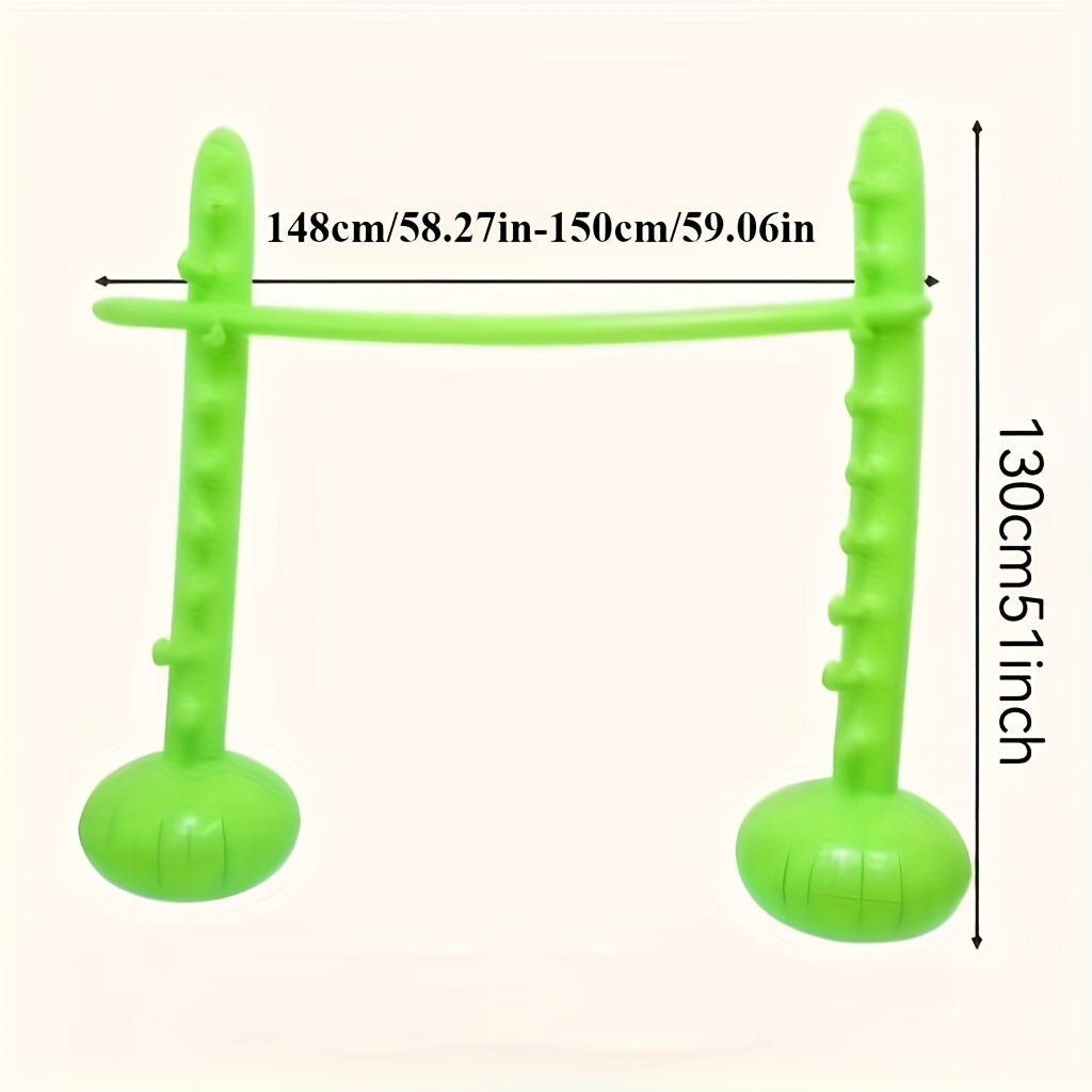 Portable Inflatable Adult Limbo Game Set - Durable Inflatable Limbo Game Set Fun And Safe Limbo Stick Suitable for Family Festivals, Gatherings, Interactive Outdoor Activities