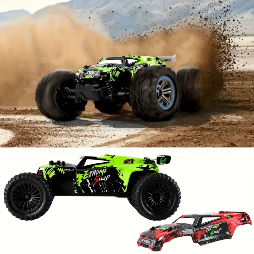 RC Off-Road Toy Car for Kids 2.4GHz Remote Control All-Terrain Truck – Durable Alloy Body, Safe Design, Boys Gift Ages 3+ Birthday Easter