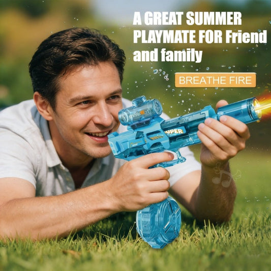 New Electric Water Gun Toys, Automatic Water Guns, Children's Large Capacity Water Guns, Perfect Outdoor Water Guns for Swimming Pools, Beaches, Lawns in Summer - Fun Gifts, Birthday Party Gifts
