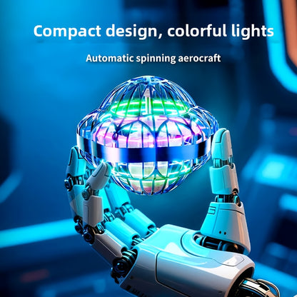 New Upgraded Smart Sensor UFO Flying Hovering Ball - Hexagonal Spinning Saucer Drone with Autonomous Flight, Hovering Toy for, / Flying Robot ( Party Christmas Gift)