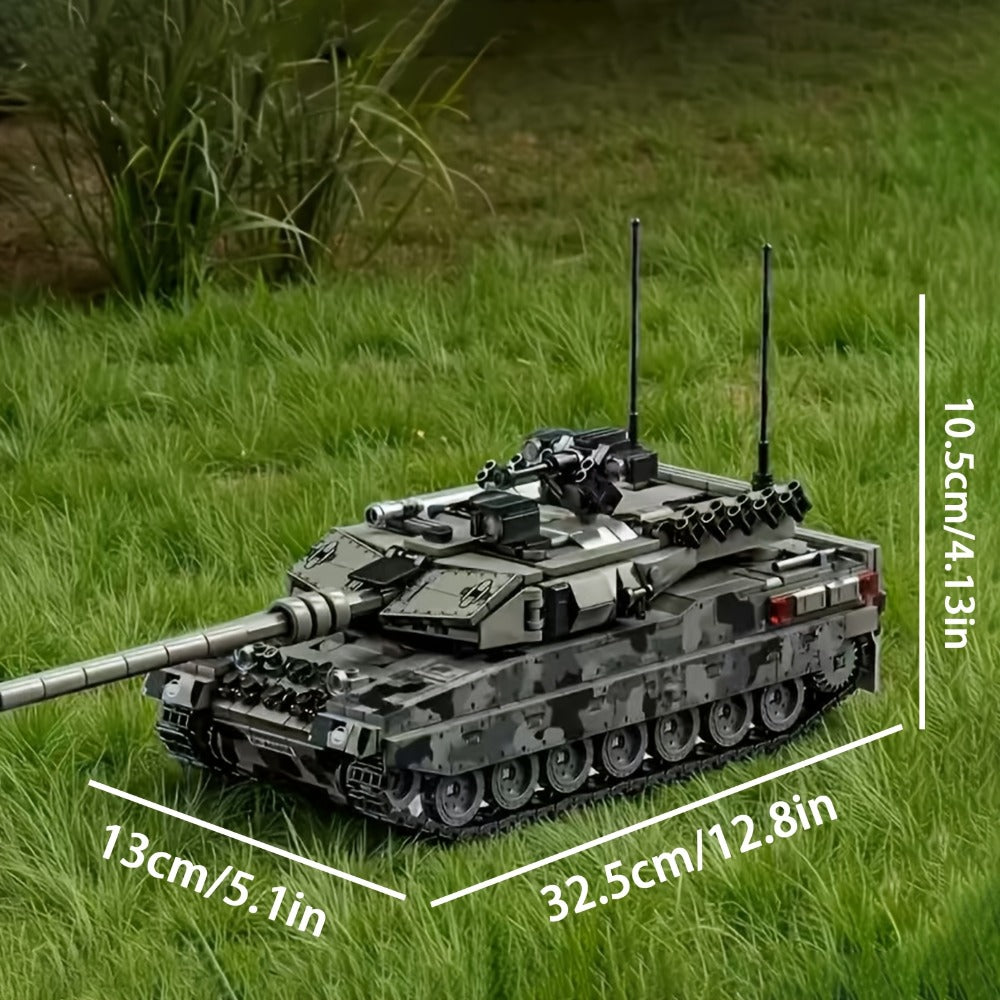 RC Military Tank for Boys Ages 6+ – 2.4GHz All-Terrain Remote Control Armored Tank with Strong Climbing Ability, Military Simulation War Vehicle Toy, Best Birthday Gift for Kids & Teens