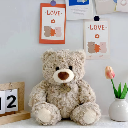 Adorable Realistic Teddy Bear Plush Toy, Soft Stuffed Animal, Plush Toy, Soft Stuffed Doll, Super Cute Home Decor, Room Decoration, Holiday, Christmas, and Birthday Popular Gift, Souvenir for Friends and Family