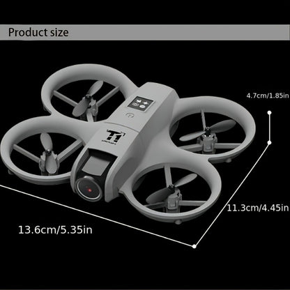 4K Remote Control Drone with Dual Batteries – Optical Flow Auto Hover, Anti-Collision, One-Key Return, WiFi FPV Camera, Long Endurance RC UAV for Kids Adults Beginners, Birthday Gift
