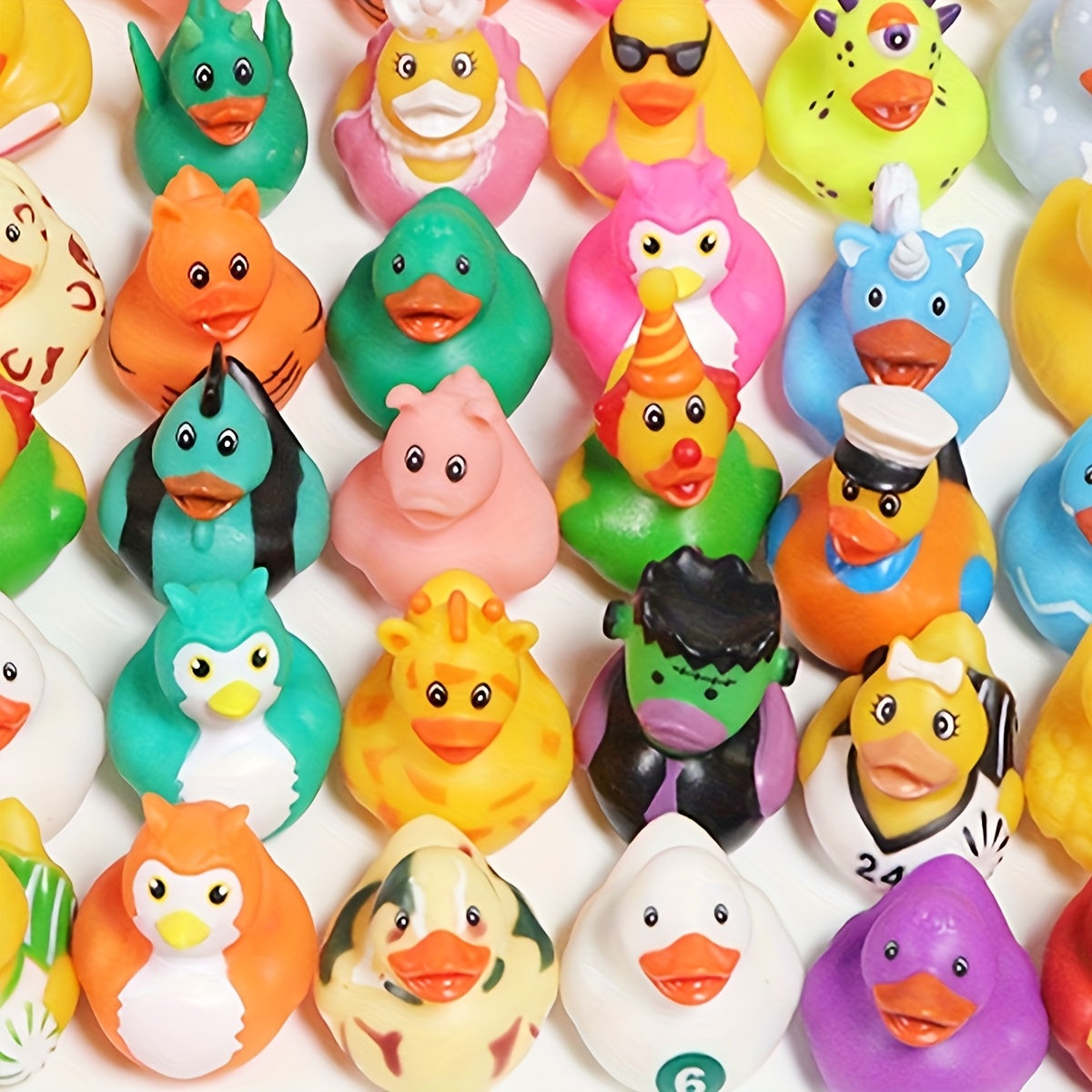 JXJ Rubber Duck - 2" Bulk Floating Duck for Children - Bath Toy Variety - Party Gifts, Birthdays, Bathing, And More