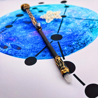 Zodiac Crystal Magic Wand with Gift Box – Handmade Astrology Wand for All 12 Signs, Cosplay Prop, Party Decor & Unique Birthday Christmas Valentine Gift for Women Men