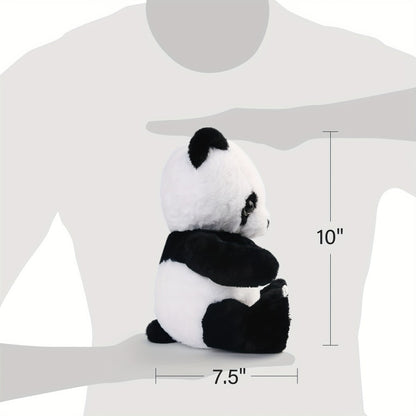 Light Up Panda Stuffed Animal with LED Glow — Kawaii Panda Bear Plush Toy 7 Inch & 10 Inch for Baby Toddler Kids Boys Girls | Soft Hugging Nightlight Doll | Birthday Christmas Easter Baby Shower Gift