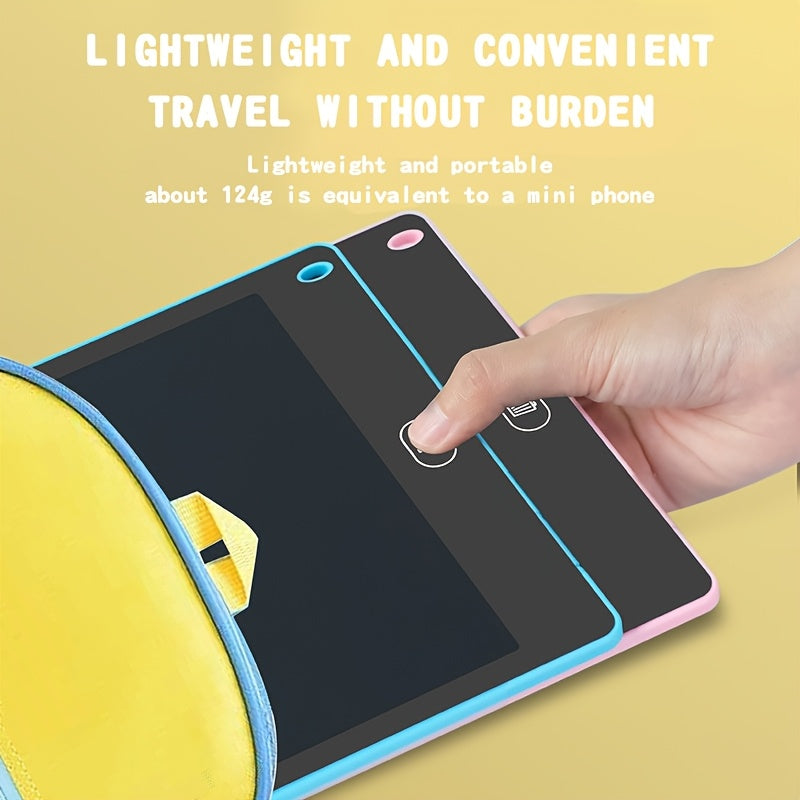 2pcs 10 Inch LCD Writing Tablet, Colorful Board, Reusable Electronic Drawing Pad, Educational Learning Toys for 3 4 5 6 Year Old Boys Girls, Portable Gift for Home School Travel