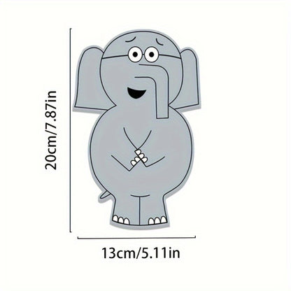 Elephant and Piggie Hand Puppets Plush Stuffed Animal Props for Storytelling, Classroom Teaching & Role Play, Interactive Read-Aloud Toy for Kids Toddlers, Birthday Gift – Pink Animal & Baby Elephant