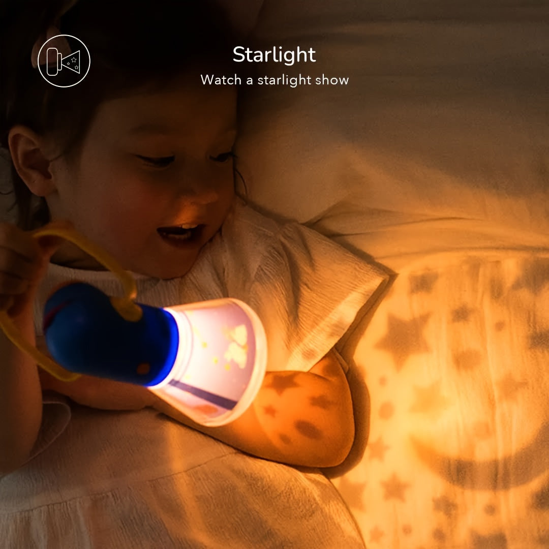 MiDeer Youngsters' Torch Storybook Projector - Creative Educational Toy with 12 Story Reels, Flashlight Fun for Youngsters, Perfect Birthday Gift (Batteries Not Included), Interactive Learning | Creative Design | Sturdy Acrylic Build, MIDEER