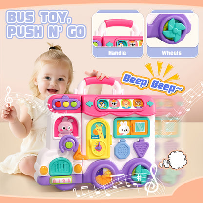 Toddler Toys for 18months Baby Toys, Musical Baby Busy Board, Early Educational Toy for Toddlers, Motor Skills Developmental Toy for 18months, Birthday Gift for Baby