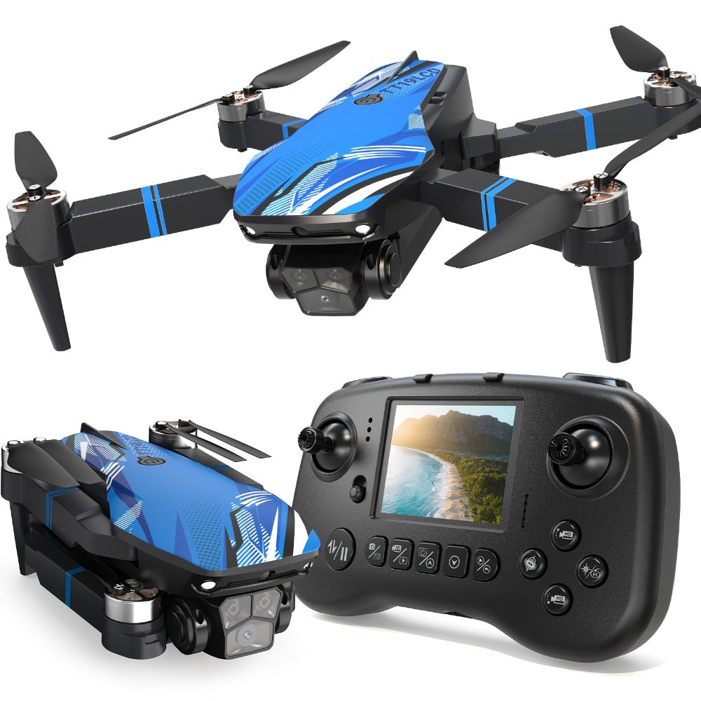 270° Obstacle Avoidance Drone with 2.8" LCD Screen & Dual Cameras – Brushless Motor, Foldable RC Quadcopter for Beginners Adults, Altitude Hold, 3D Flips, Headless Mode, One-Key Takeoff Landing