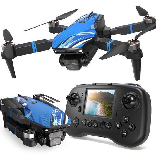 270° Obstacle Avoidance Drone with 2.8" LCD Screen & Dual Cameras – Brushless Motor, Foldable RC Quadcopter for Beginners Adults, Altitude Hold, 3D Flips, Headless Mode, One-Key Takeoff Landing