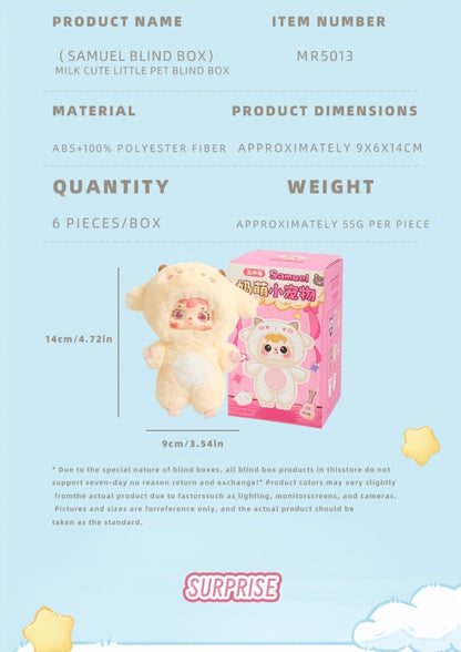 Kawaii Plush Keychain Charm – Cute Pet Healing Doll Rabbit Bear Stuffed Animal Bag Pendant, Random Style, Birthday Gift for Girls & Teens
