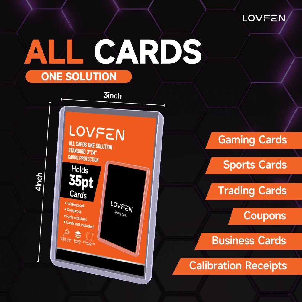 Hard Plastic Top Loaders 3x4 Baseball Card Protective Cases – Trading Card Holders for Sports Cards Football Basketball MTG Pokemon | 100 200 1000ct Bulk Pack for Collectors