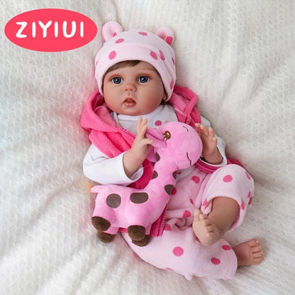 ZIYIUI Reborn Baby Doll 20 Inch Realistic Soft Newborn with Accessories Gift Set Lifelike Infant Toy for Kids Ages 3+ Birthday Halloween Christmas