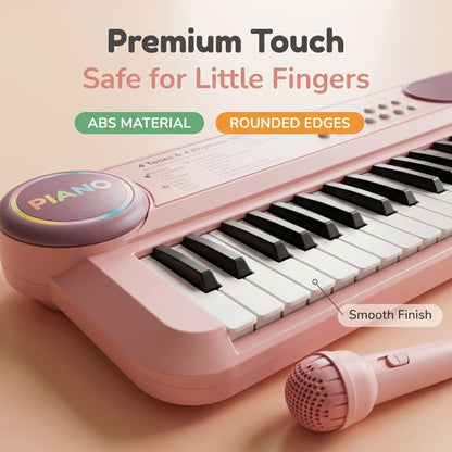 Electronic Organ 37-key Multi-functional Children's Toy Educational Instrument Set Microphone Piano, Birthday Gift for Boys And Girls