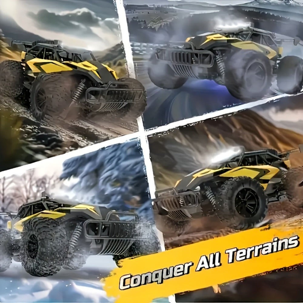 High-Speed RC Off-Road Car 40km/h – All-Terrain Remote Control Climbing Truck with Long-Lasting Battery, Sturdy 4WD Structure, Birthday Christmas Gift for Boys Kids & Adults (Style A & B)