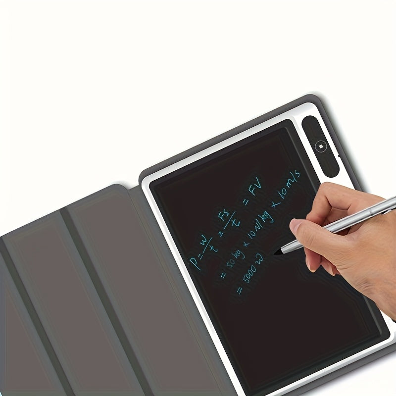 LCD Writing Tablet 10.1 Inch Electronic Handwriting Pad Doodle Board With Leather Protective Case, Adults At Home School Office Electronic Memo For Digital Drawing, Writing, And Note-Taking