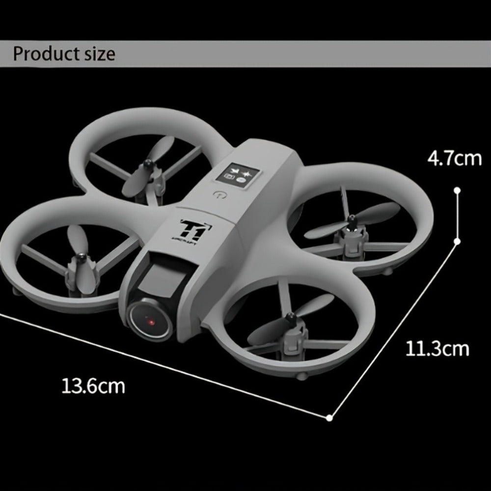 4K RC Airplane with Auto Hover & Dual Batteries – Optical Flow WiFi FPV Camera, One-Key Return & Roll, Anti-Shock Anti-Collision, Long Endurance Remote Control Plane for Kids Adults Beginners