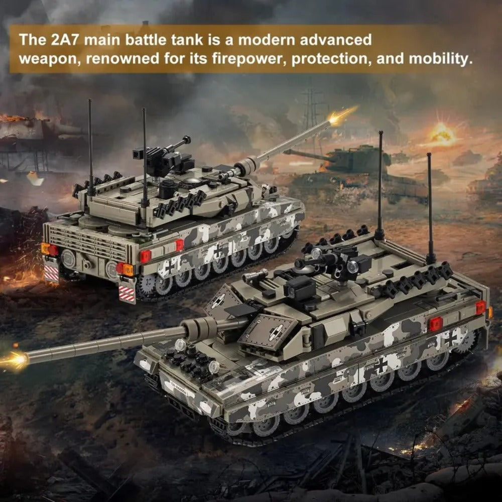 RC Military Tank for Boys Ages 6+ – 2.4GHz All-Terrain Remote Control Armored Tank with Strong Climbing Ability, Military Simulation War Vehicle Toy, Best Birthday Gift for Kids & Teens