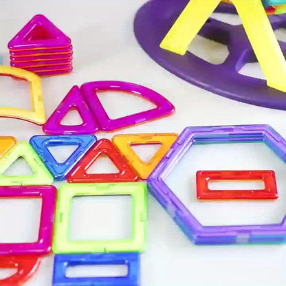 67pcs Magnetic Building Blocks, Magnetic Tiles, Large STEM Building Kits, DIY Children's Toys, Creativity Beyond Imagination, Toys for Boys And Girls, Random Colors, Suitable for Birthdays, Halloween, And Christmas Gifts