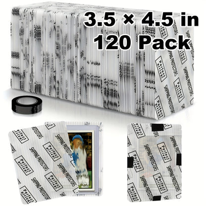 Trading Card Shipping Protectors 60/120/510 Count 3.5x4.5 Inch – Premium Rigid Plastic Card Mailer Inserts for Sports Cards, TCG & Collectible Card Packaging