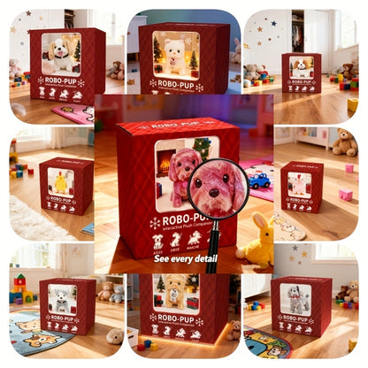 9 Adorable Interactive Plush Toys, Safe Non-Toxic And Skin-Friendly Soft, Realistic Sound Effects with Fun Interactive Play, Soothing Companion Toys, Exquisite Gift Box Packaging, Ideal Birthday Gifts for Kids, Holiday Party Favors, Perfect Soothing