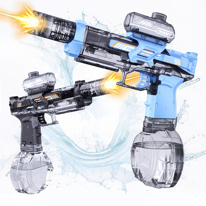 Electric Water Gun For Kids Ages 3-6, Auto Squirt Guns Toys, Large Tank With Sound & Light, Summer Outdoor Pool Beach Party Toys. Birthday Gifts For Boys Girls.
