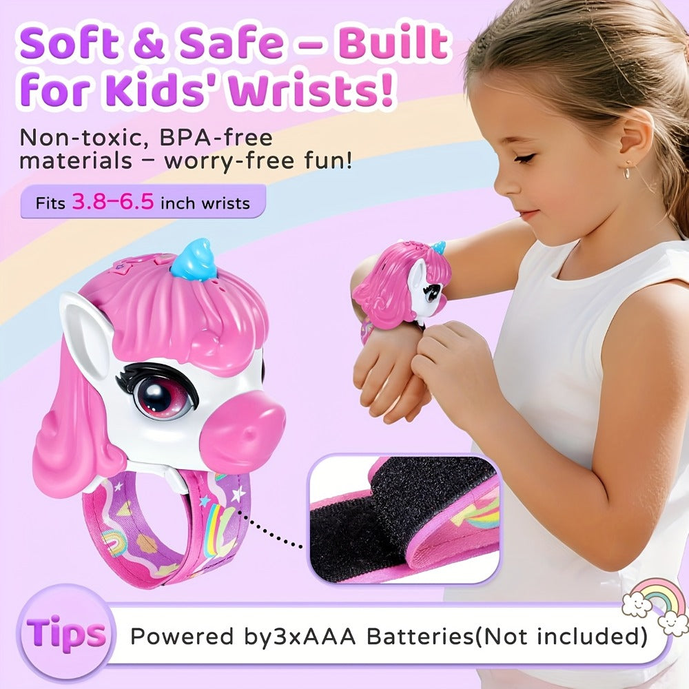 2Packs Unicorn Walkie Talkies for Kids - Luminous Function, Gift for Kids 2 Way Radios Toys for Boys And Girls Ages 3-12 - Long Range - Outdoor Adventure, Camping, Hiking Gifts Birthday Back to School Halloween Christmas Gifts (Pink/Purple)
