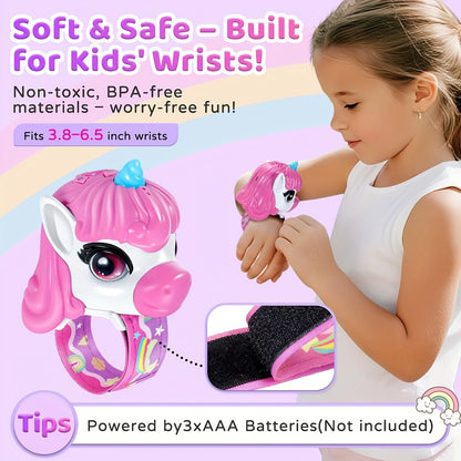 2Packs Unicorn Walkie Talkies for Kids - Luminous Function, Gift for Kids 2 Way Radios Toys for Boys And Girls Ages 3-12 - Long Range - Outdoor Adventure, Camping, Hiking Gifts Birthday Back to School Halloween Christmas Gifts (Pink/Purple)
