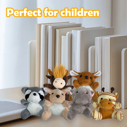 Forest Animal Plush Bulk Set 12 or 24 Pack – Mini Stuffed Animals for Animal Theme Party Favors, Classroom Treasure Box Prizes, Goodie Bag Fillers, Birthday Christmas Gifts for Kids