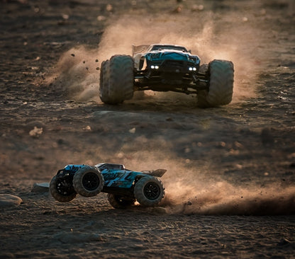 High Speed RC Off-Road Car 70KM/H Brushless Motor 1:14 1:16 Scale – Remote Control Monster Truck with Dual Battery Option, 4WD All-Terrain Vehicle Toy for Boys Kids & Adults, Birthday Gift